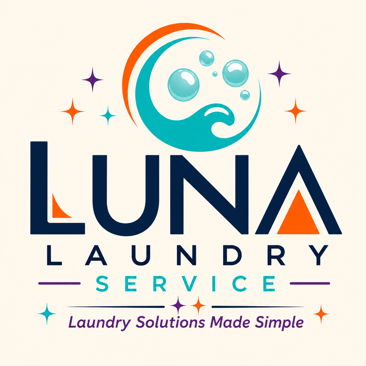 Luna Laundry Logo