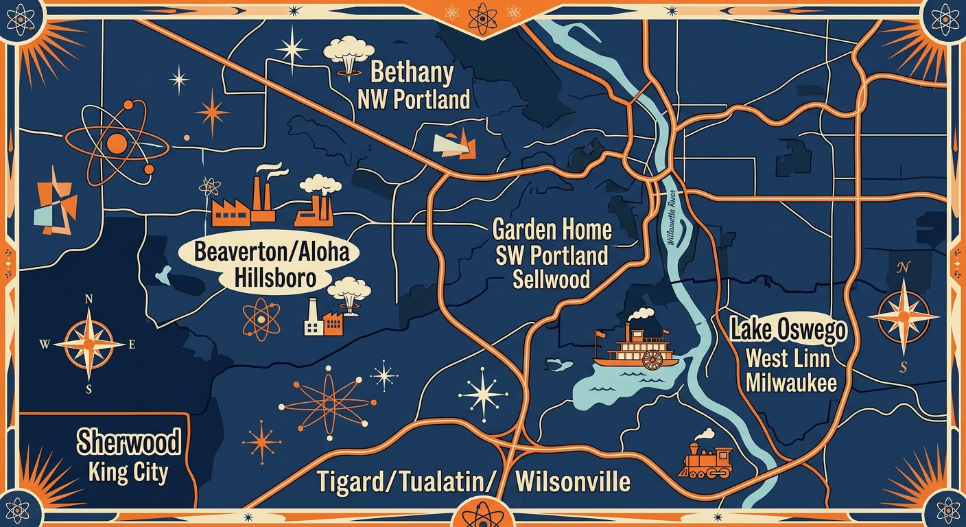 Beaverton Map